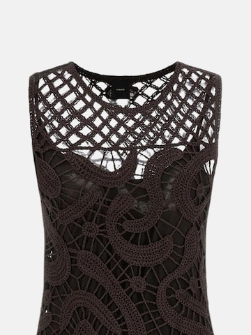 Abito 'PINKO BUFERA ABITO CROCHET GEOMETRICO ABITO' di PINKO in marrone