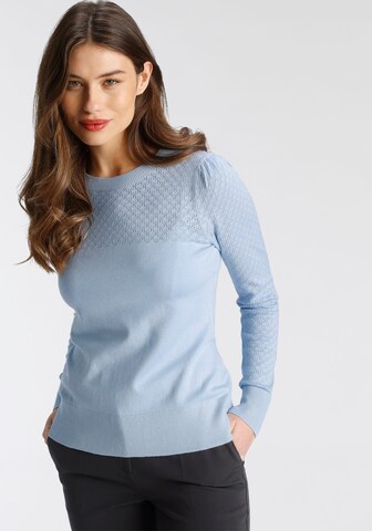 TAMARIS Sweater in Blue: front