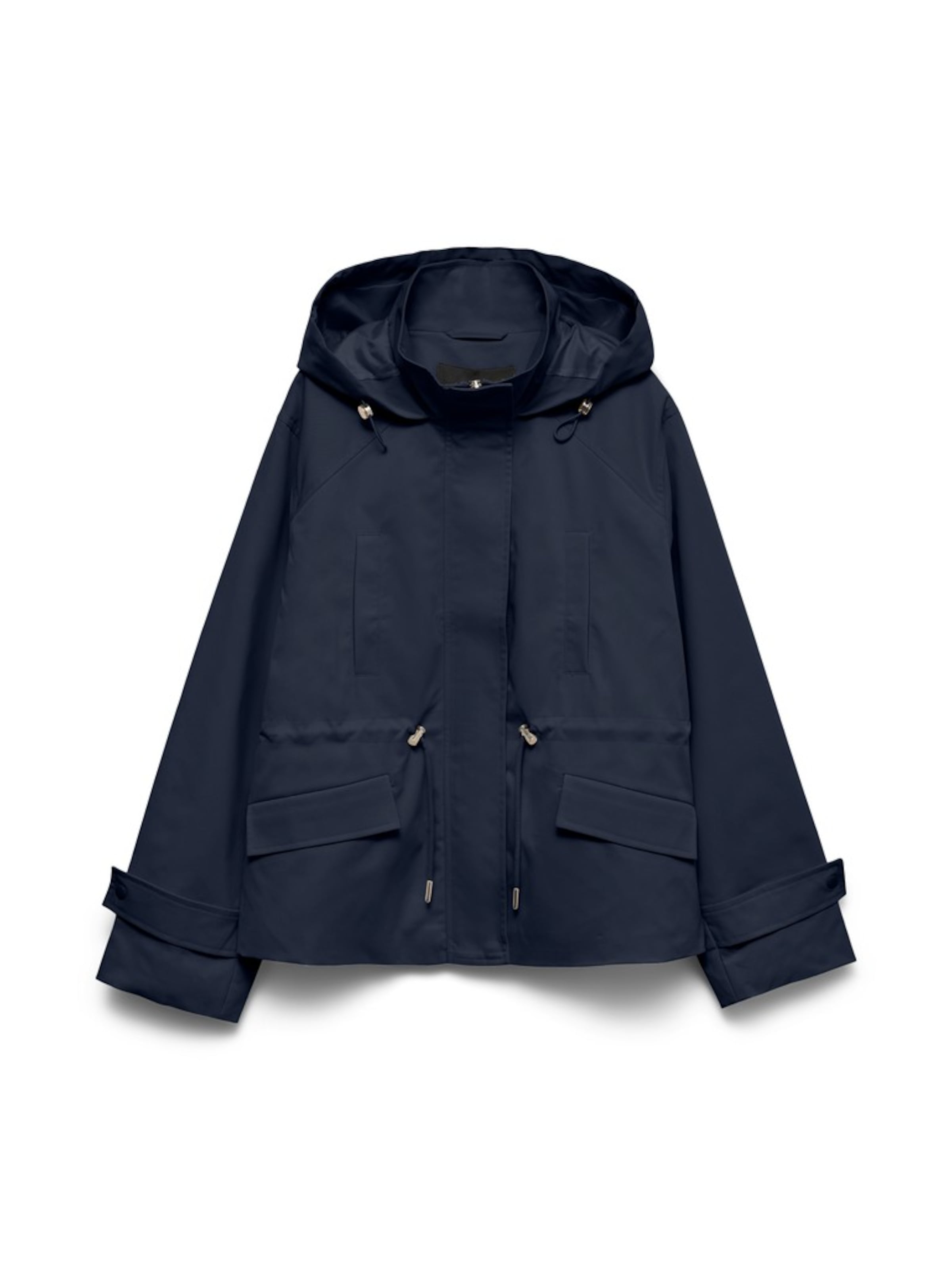 VERO MODA Přechodová parka – modrá: přední strana