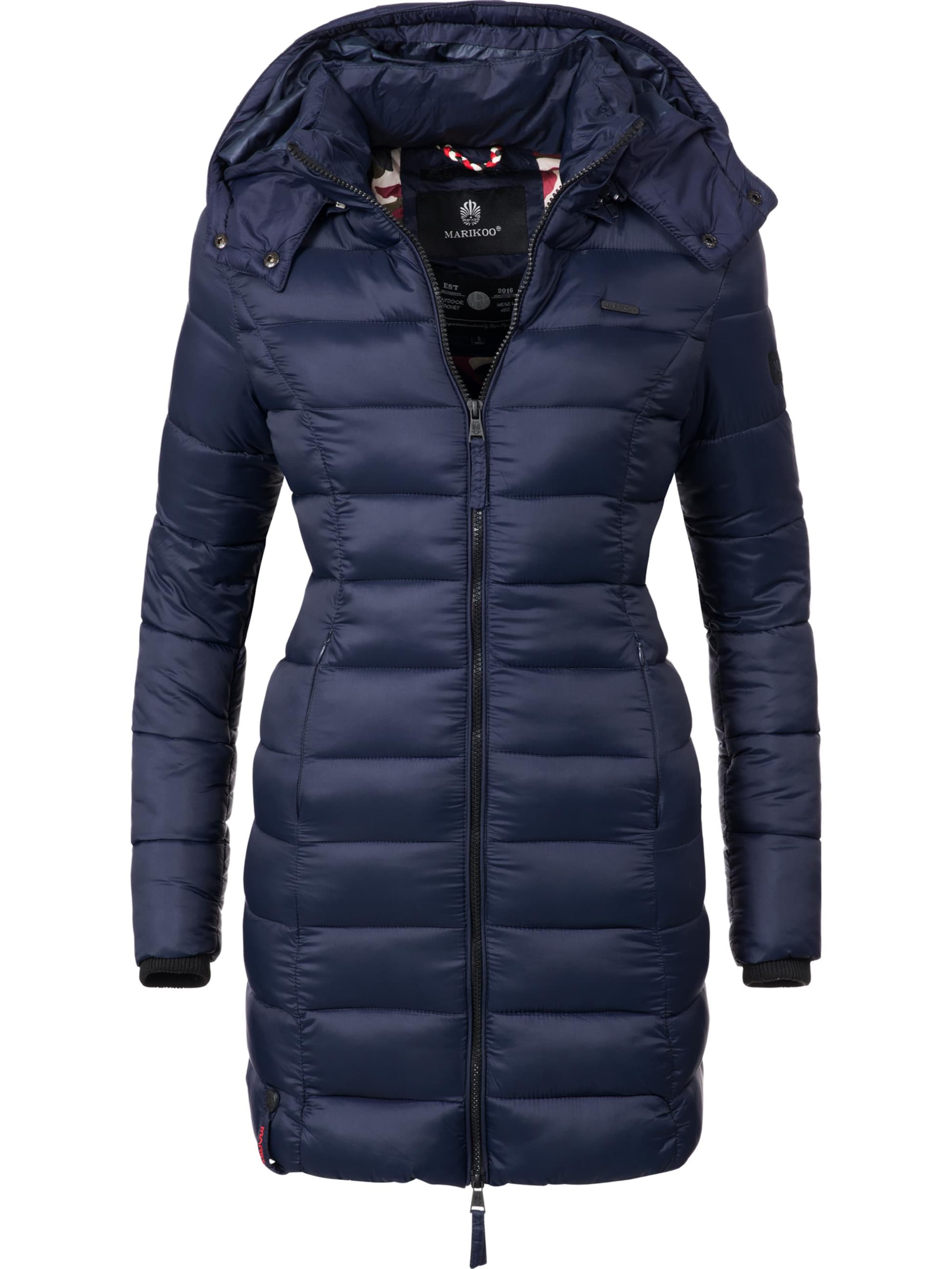 mėlyna MARIKOO Žieminis paltas 'Abendsternchen': priekis