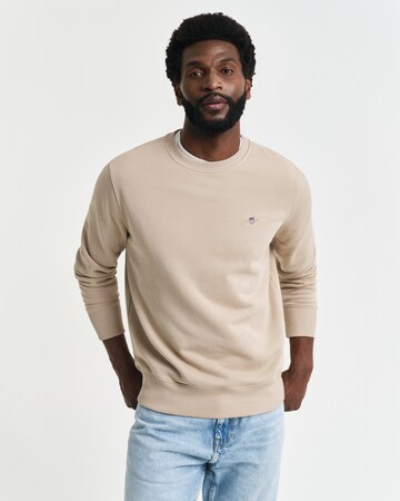 GANT Sweatshirt in Beige: front