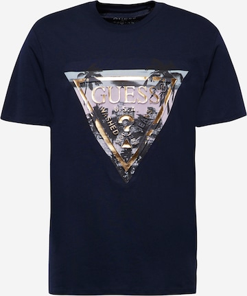 GUESS T-Shirt in Blau: predná strana