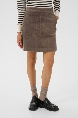 Part Two Skirt 'Lings' in Brown: front
