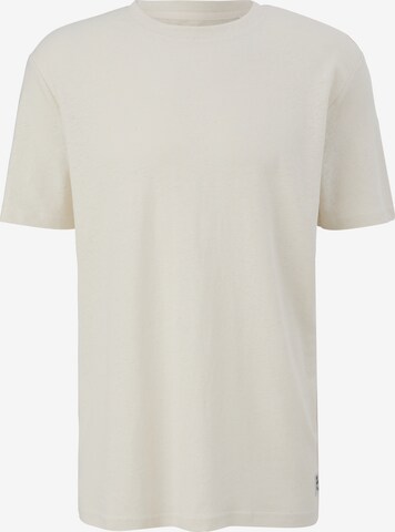 T-Shirt QS en beige : devant