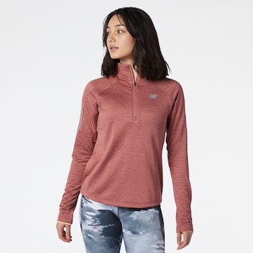 new balance Sportief sweatshirt 'Impact Run' in Roze: voorkant