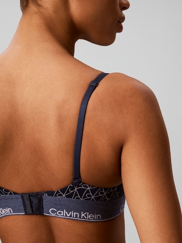 Calvin Klein Triangel BH in Blauw
