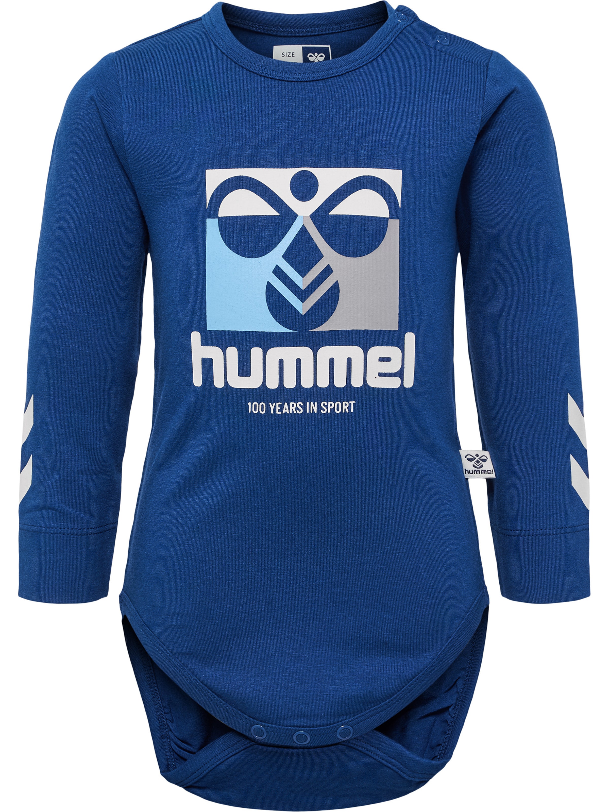 Hummel Rompertje/body in Blauw: voorkant
