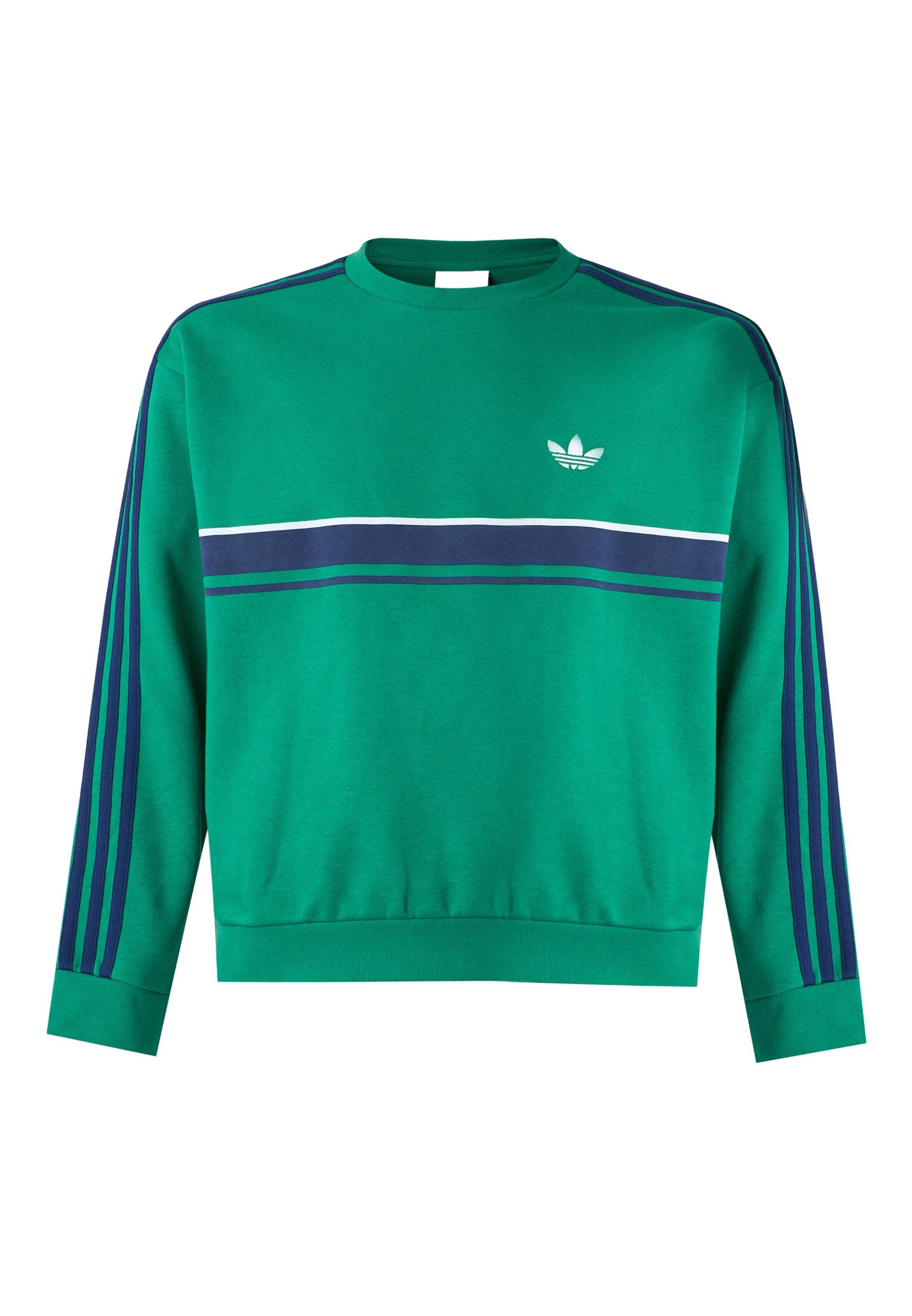 ADIDAS ORIGINALS Sweat-shirt en XS en bleu marine / sapin / blanc, Vue avec produit