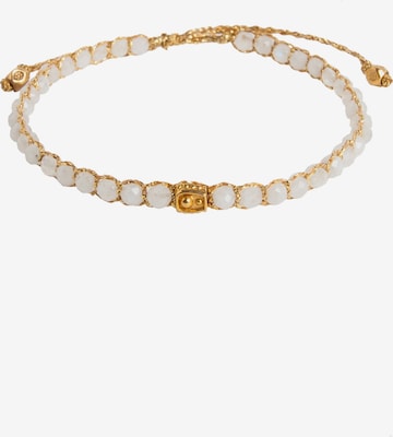 Bracelet Samapura Jewelry en blanc : devant