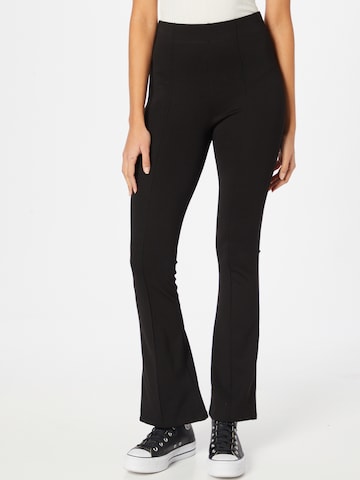 Trendyol Flared Pants in Black: front