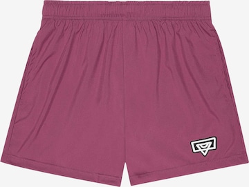 Bucketz Trousers in Red: front