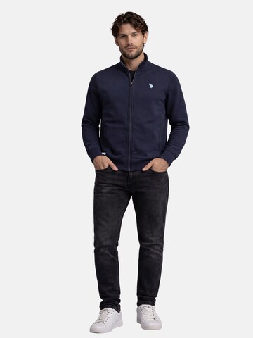 U.S. POLO ASSN. Sweatjacke in Blau