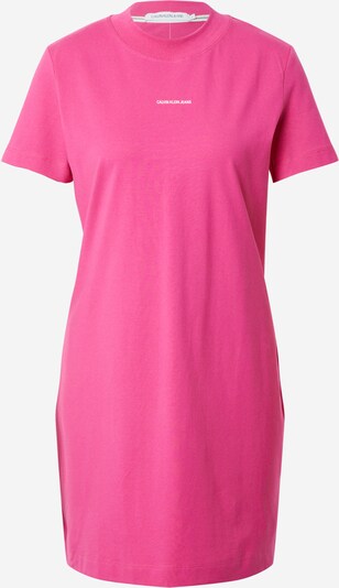 Calvin Klein Jeans Mekko värissä fuksia / valkoinen, Tuotenäkymä