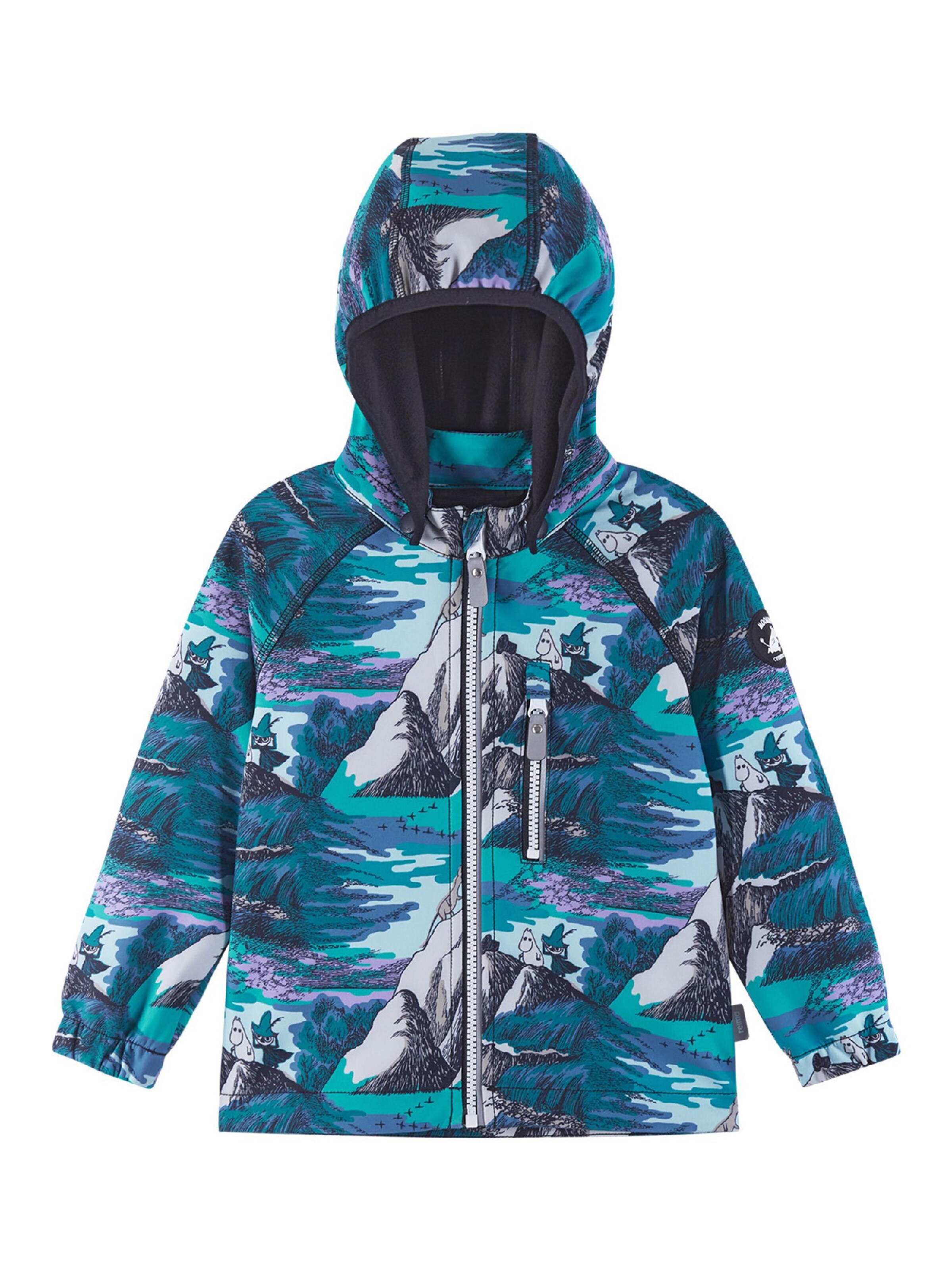 Reima Outdoorjacke 'Moomin Vantti' in Blau