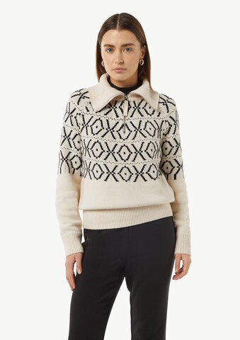 comma casual identity Pullover in Beige: Vorderseite