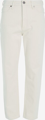 Calvin Klein Regular Jeans in Wit: voorkant