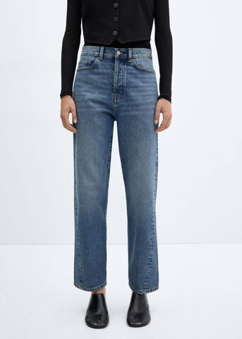 MANGO Regular Jeans 'Nicola' in Blauw: voorkant