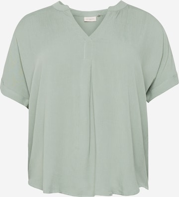 ONLY Carmakoma Blouse 'CARMIO' in Groen: voorkant
