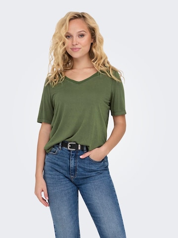 ONLY Shirt 'ELISE' in Groen: voorkant