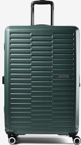 American Tourister Trolley 'Sunset Hills' in Groen: voorkant