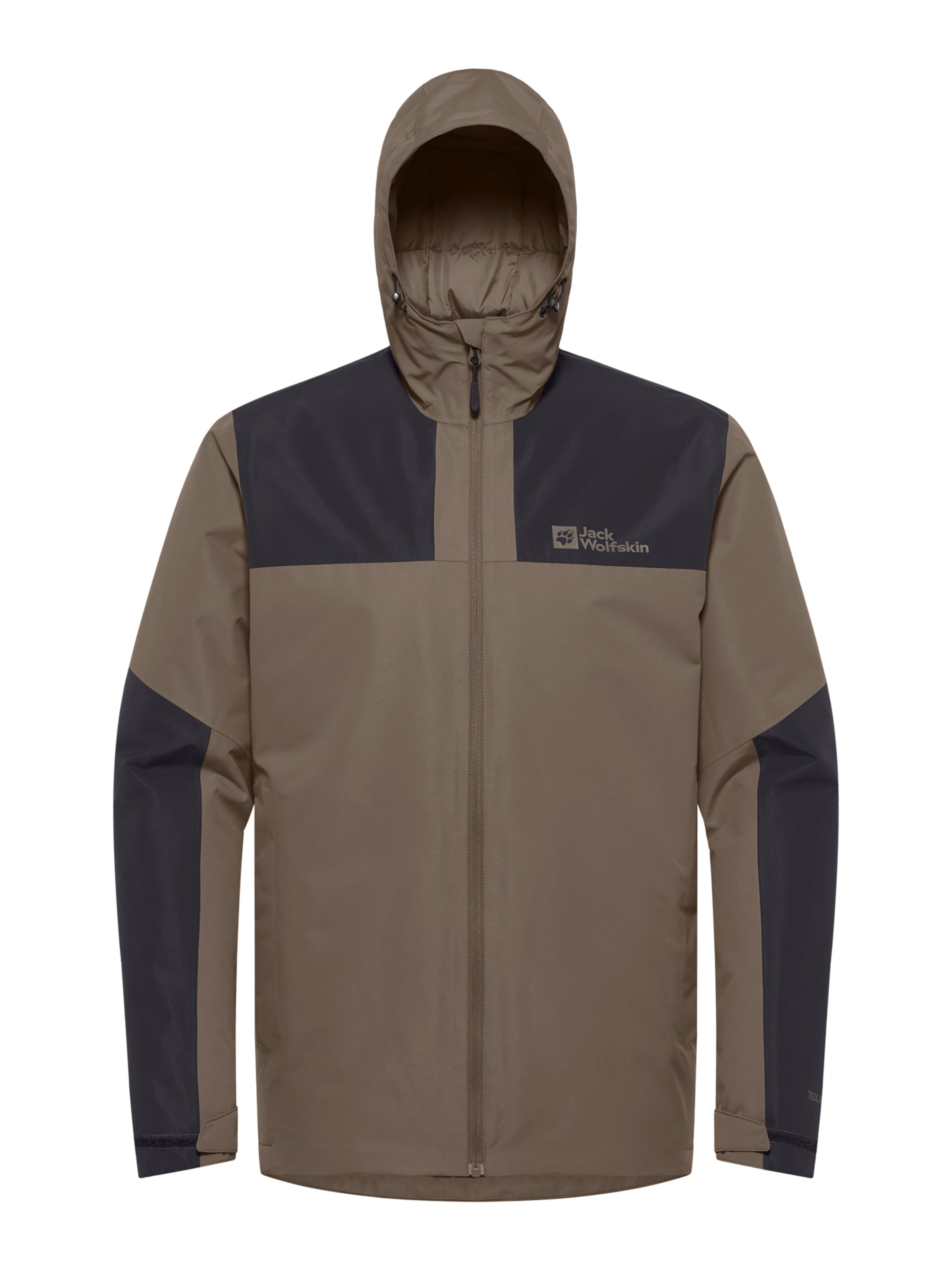JACK WOLFSKIN Outdoor jacket 'Jasper' in Brown