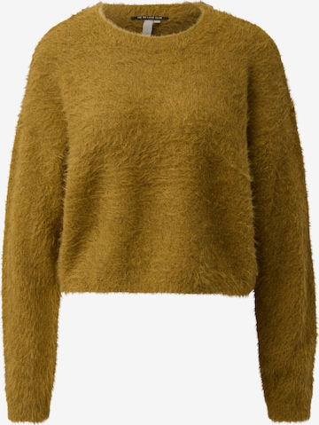 Pull-over QS en jaune : devant