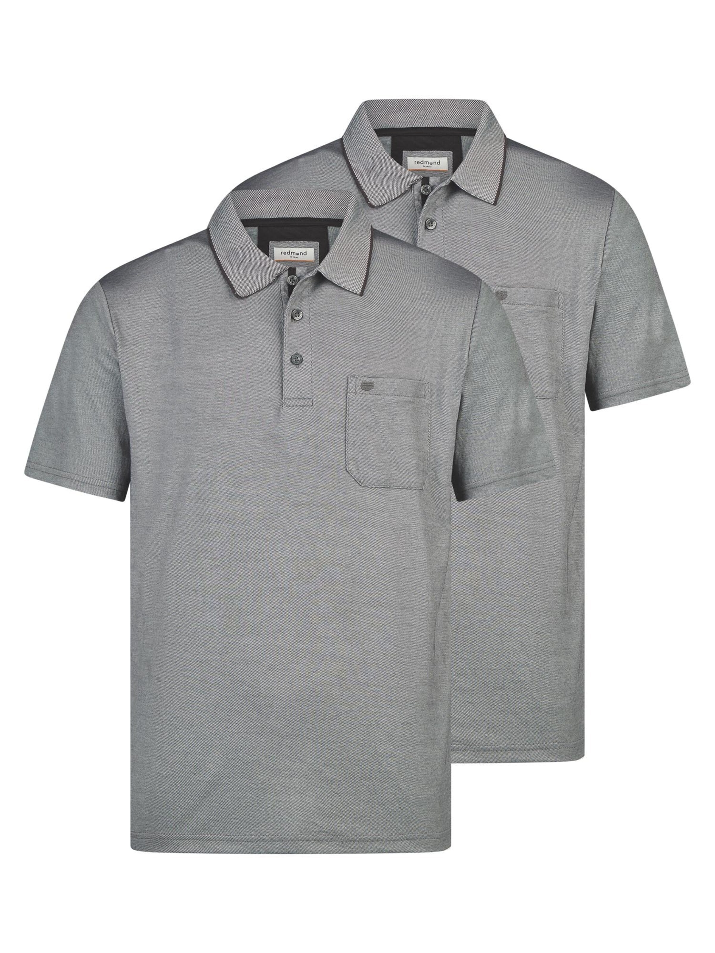 redmond Shirt 'Basic' in Grey: front