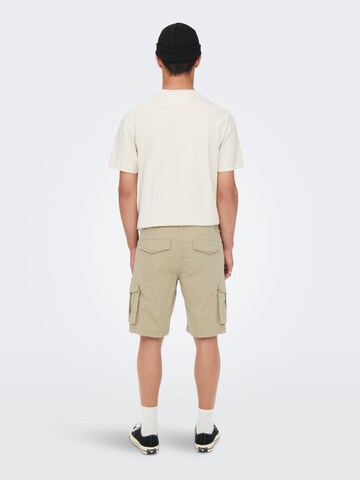 Only & Sons Regular Cargo trousers 'Mike' in Beige