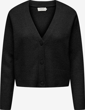 Cardigan 'HAZEL' ONLY en noir : devant