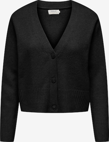 ONLY Knit Cardigan 'HAZEL' in Black: front