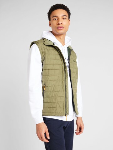 TIMBERLAND Vest 'Axis Peak' in Green: front