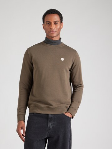 19V69 ITALIA Sweatshirt 'Nico' in Grün: Vorderseite