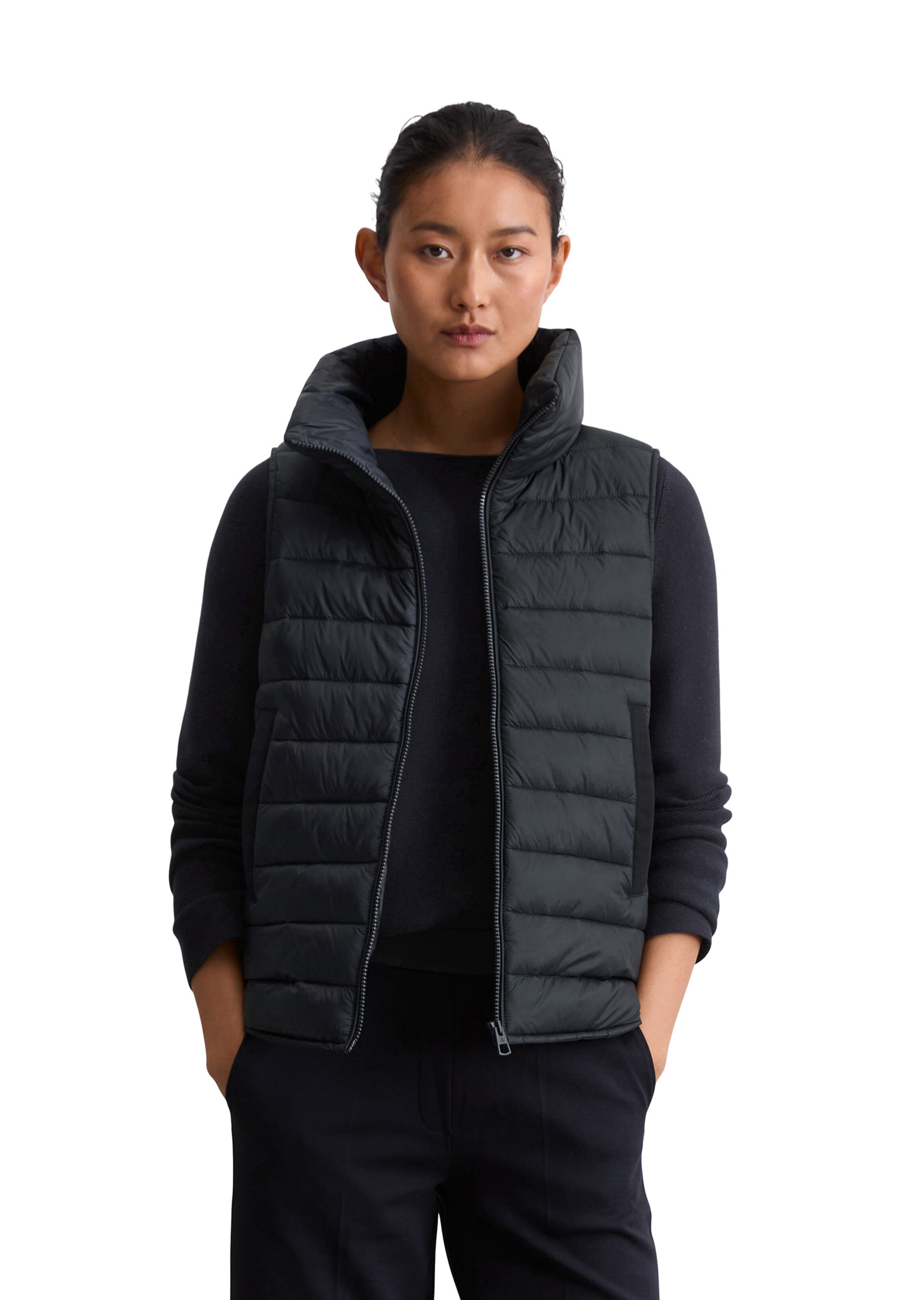 Marc O'Polo Vest in Blue: front