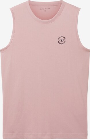 T-Shirt TOM TAILOR en rose : devant