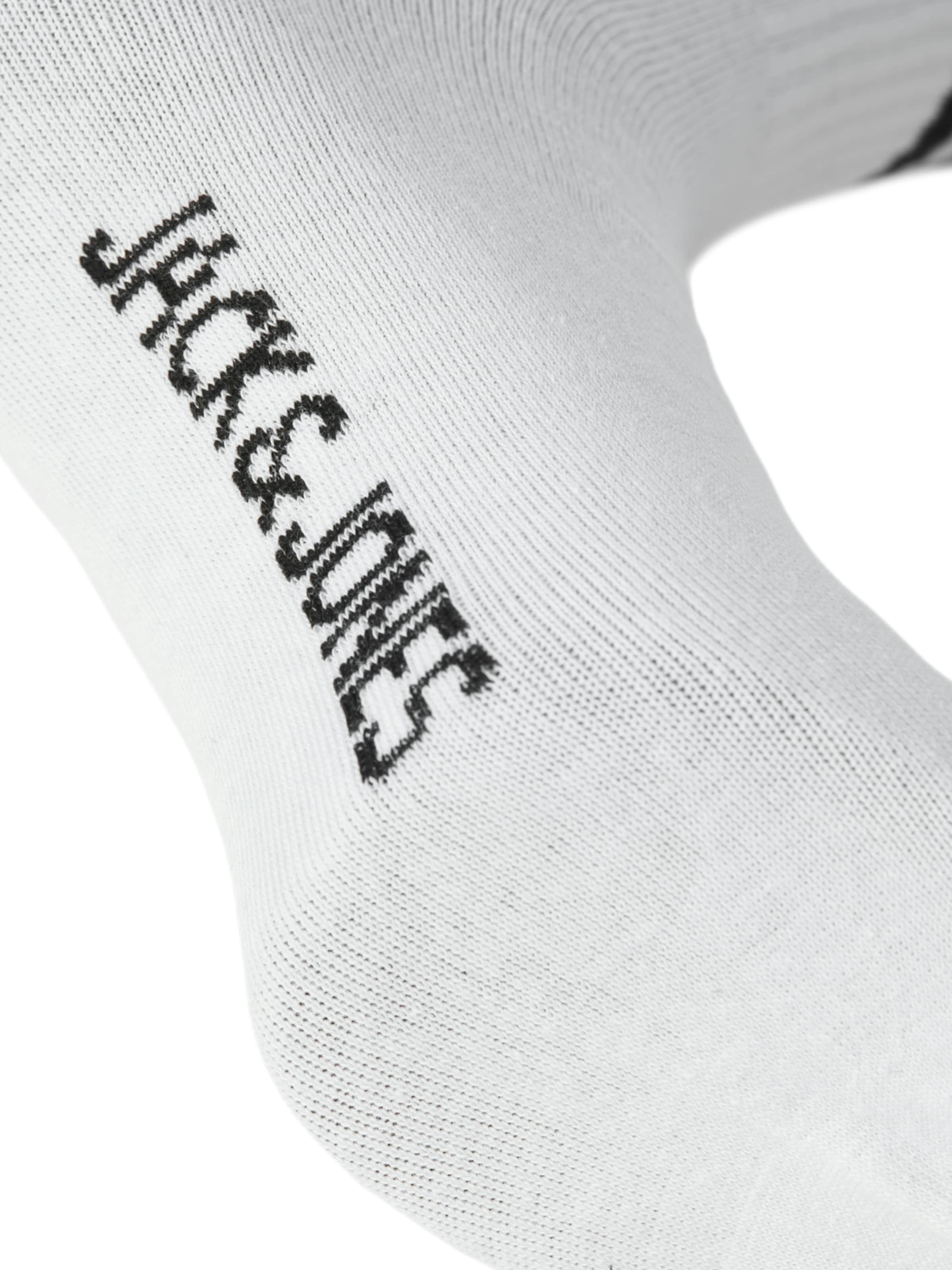JACK & JONES Къси чорапи 'JJTravis' в бяло