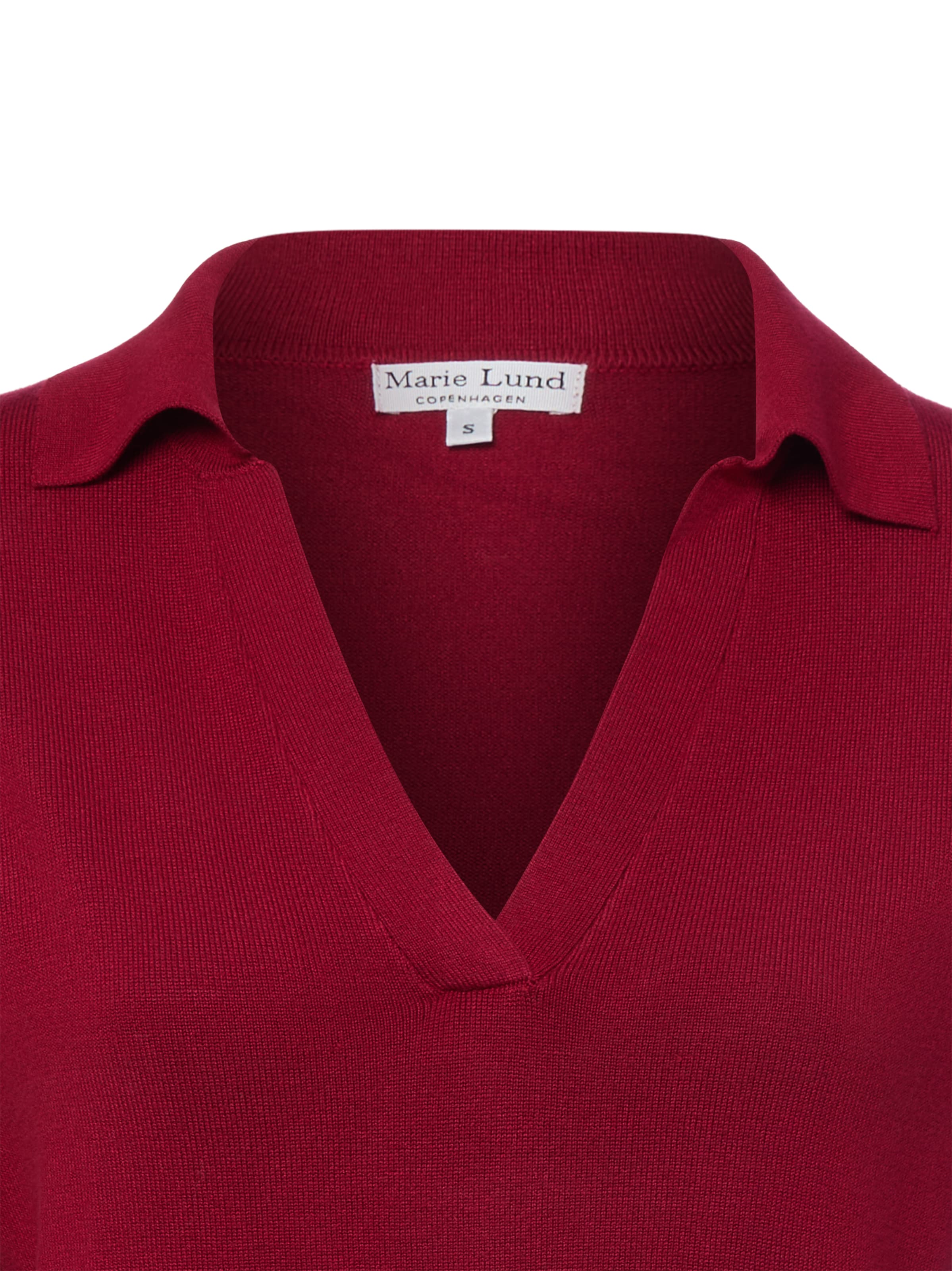 Pull-over Marie Lund en rouge
