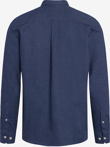mėlyna BRUUNS BAZAAR Standartinis modelis Marškiniai 'Cash Laurent'
