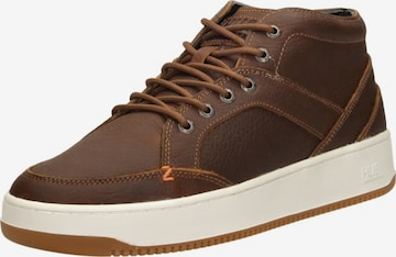 HUB Sneakers hoog in Bruin: voorkant