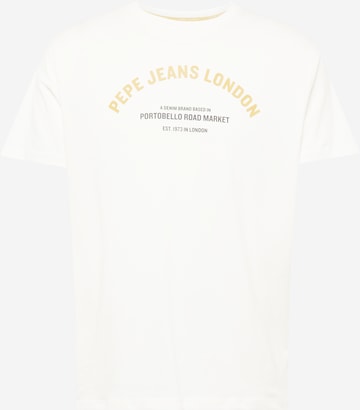 Pepe Jeans - Camiseta 'WADDON' en blanco: frente