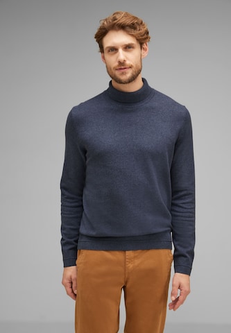Street One MEN Pullover in Blau: Vorderseite
