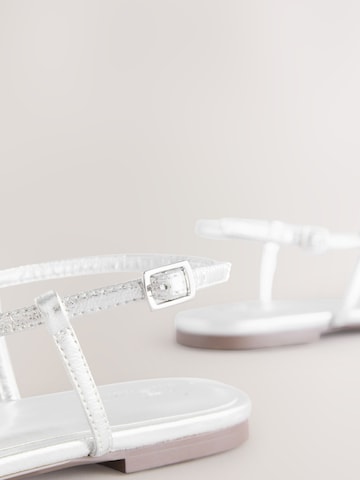 Next Sandalen met riem 'Forever Comfort' in Zilver