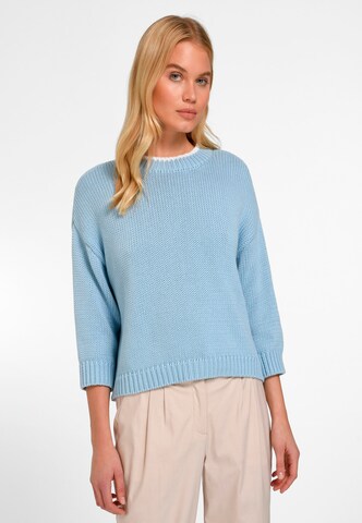 Pull-over Uta Raasch en bleu : devant