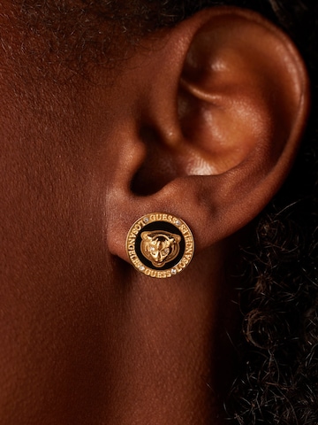 Boucles d'oreilles 'Design' GUESS en or : devant