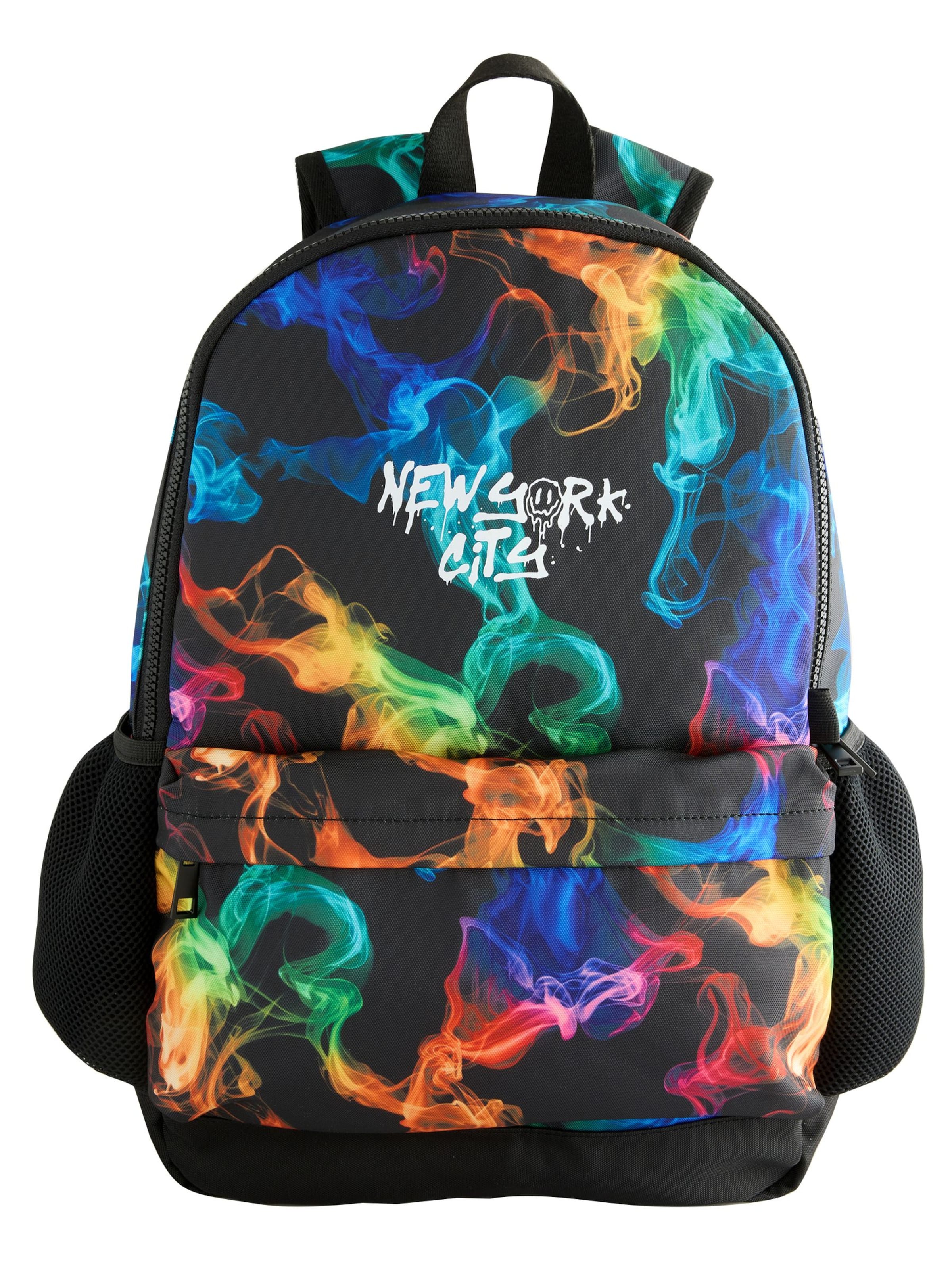 Next Backpack in Black: front