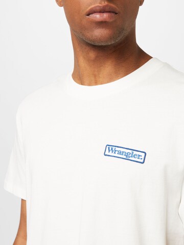 T-Shirt WRANGLER en blanc