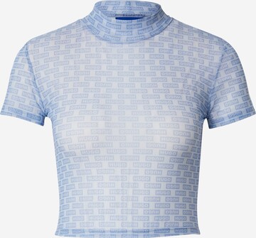 HUGO - Camiseta 'Dalorra_B' en azul: frente