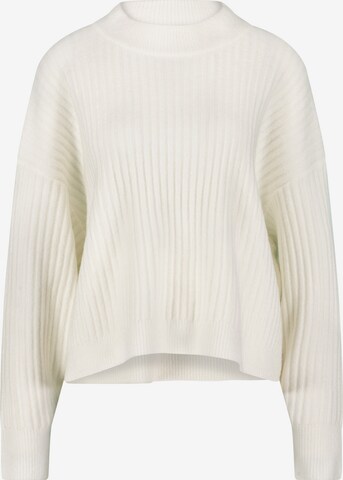 Frogbox Oversizepullover 'KNITTED' in White: front