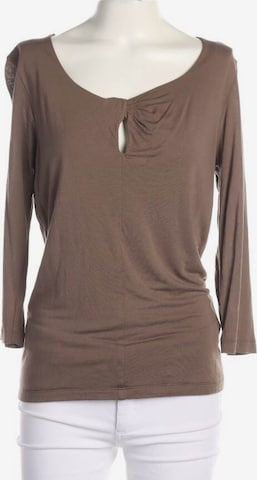 HECHTER PARIS Top & Shirt in M in Brown: front