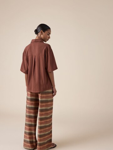 CALZEDONIA Bluse in Braun