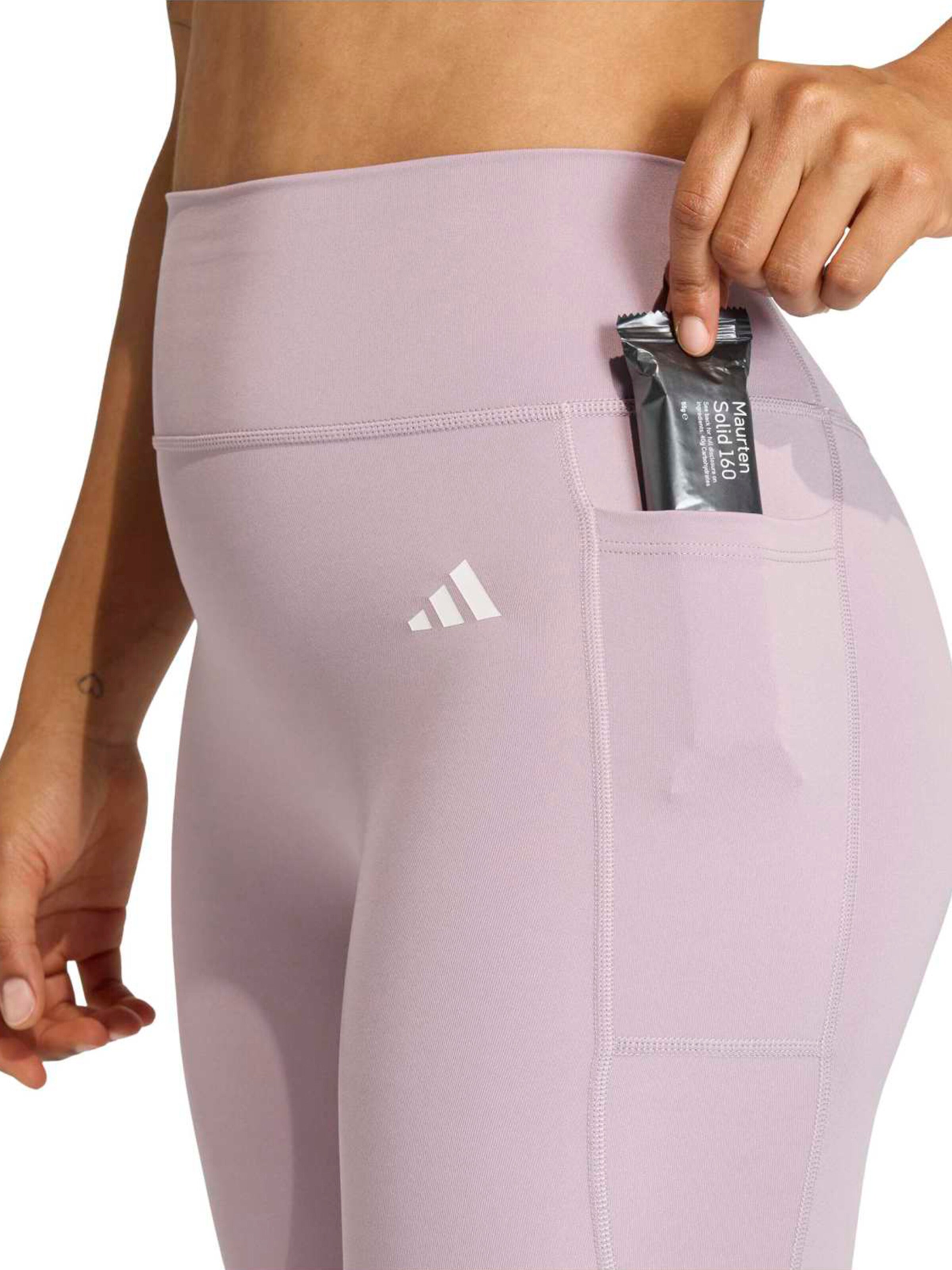 ADIDAS PERFORMANCE - Skinny Pantalón deportivo 'Optime Power Essentials' en lila